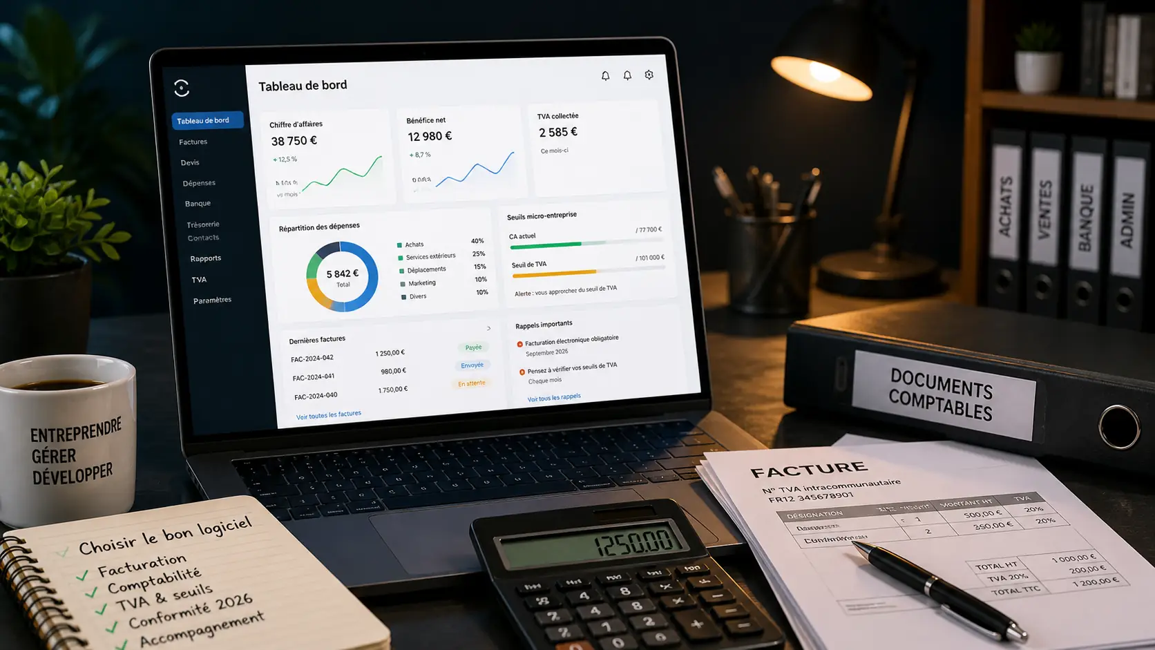 Logiciel pour micro-entreprise : 5 critères pour éviter le chaos fiscal